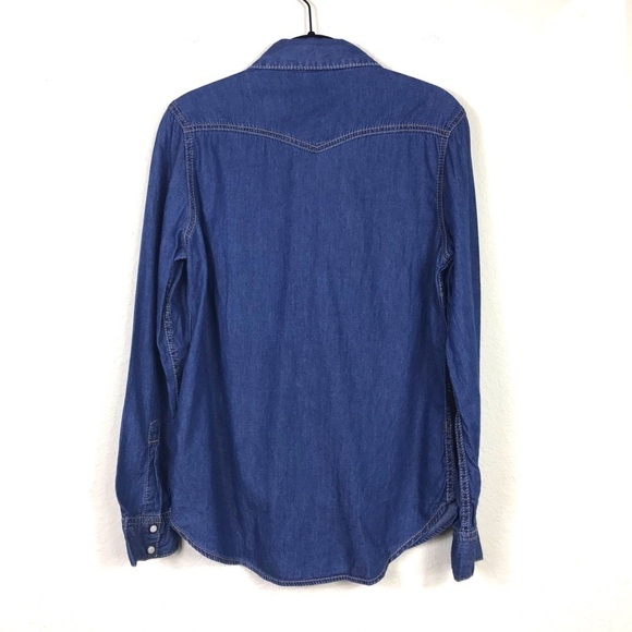 Seven7 Studded Luxe Western Snap Button Shirt M - Picture 5 of 10